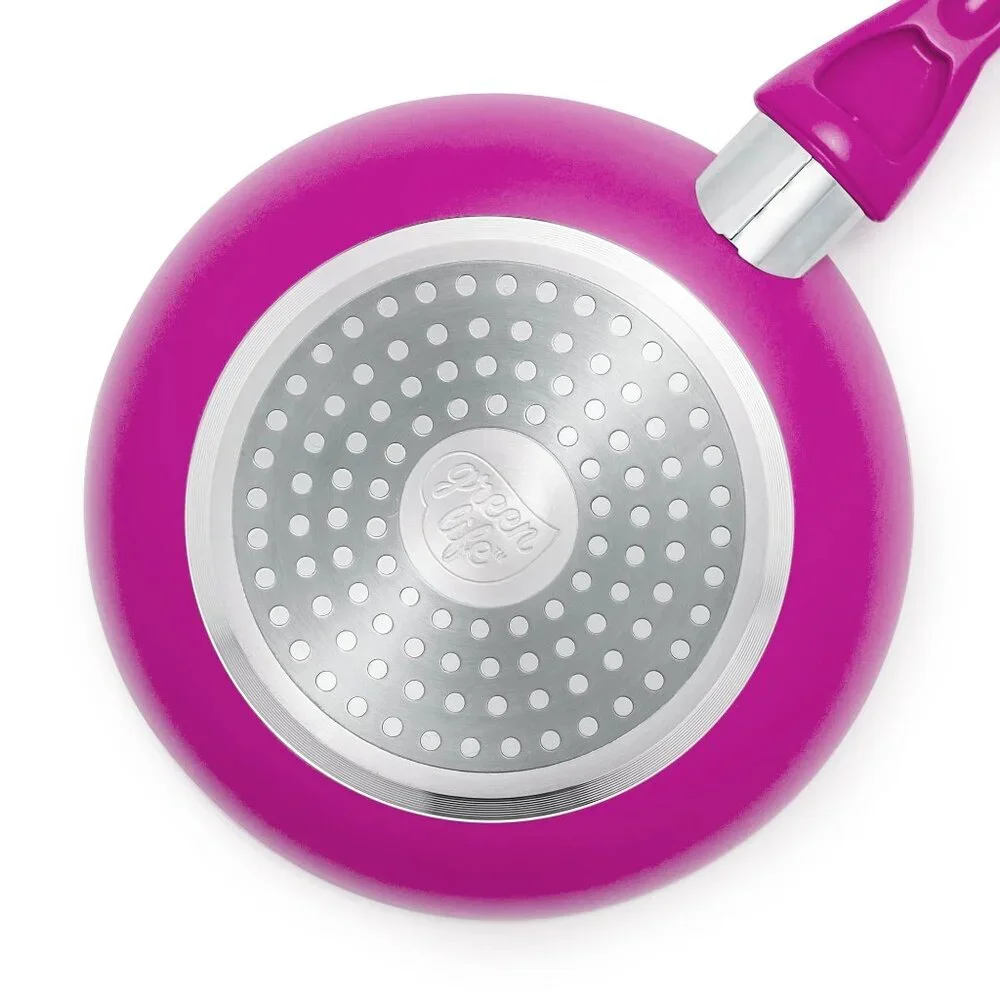 Green Life Essentials 8” Ceramic Nonstick Aluminum Fry Pan Bright Pink Magenta